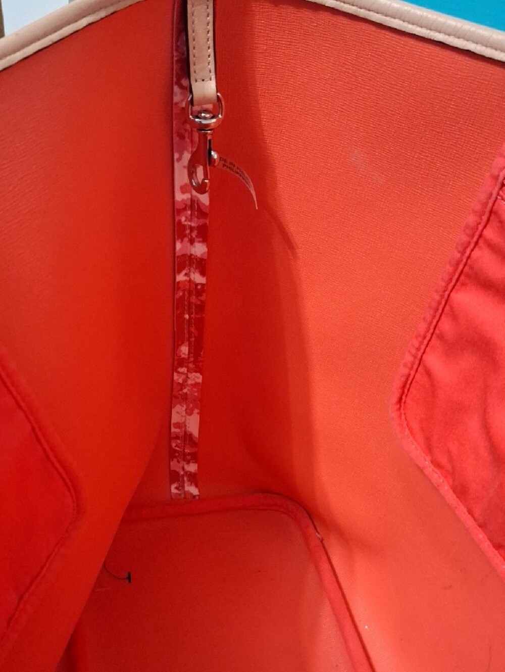 Coach Peyton Red & Pink Floral Print Tote - Picture 15 of 15